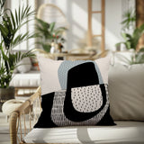 Capri Abstract Reversible Indoor/Outdoor Square Pillow