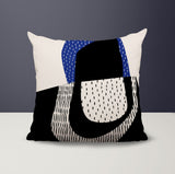 Capri Abstract Reversible Indoor/Outdoor Square Pillow
