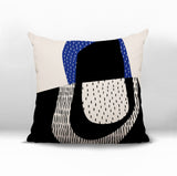 Capri Abstract Reversible Indoor/Outdoor Square Pillow