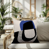 Capri Abstract Reversible Indoor/Outdoor Square Pillow