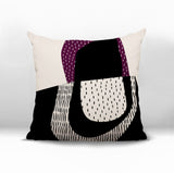 Capri Abstract Reversible Indoor/Outdoor Square Pillow
