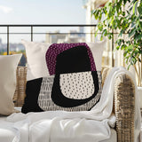 Capri Abstract Reversible Indoor/Outdoor Square Pillow