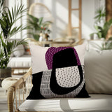 Capri Abstract Reversible Indoor/Outdoor Square Pillow