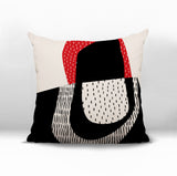 Capri Abstract Reversible Indoor/Outdoor Square Pillow
