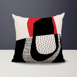 Capri Abstract Reversible Indoor/Outdoor Square Pillow
