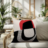 Capri Abstract Reversible Indoor/Outdoor Square Pillow