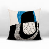 Capri Abstract Reversible Indoor/Outdoor Square Pillow