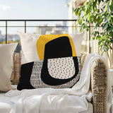 Capri Abstract Reversible Indoor/Outdoor Square Pillow