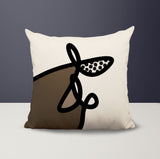 Carillo Abstract Square Indoor/Outdoor Throw Pillow