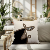 Carillo Abstract Square Indoor/Outdoor Throw Pillow