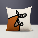 Carillo Abstract Square Indoor/Outdoor Throw Pillow