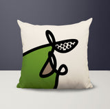 Carillo Abstract Square Indoor/Outdoor Throw Pillow