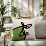Carillo Abstract Square Indoor/Outdoor Throw Pillow