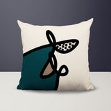 Carillo Abstract Square Indoor/Outdoor Throw Pillow