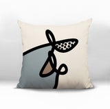 Carillo Abstract Square Indoor/Outdoor Throw Pillow