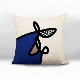 Carillo Abstract Square Indoor/Outdoor Throw Pillow
