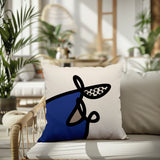 Carillo Abstract Square Indoor/Outdoor Throw Pillow
