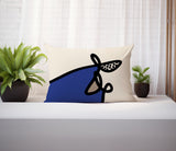 Carillo Abstract Reversible Indoor/Outdoor Rectangular Pillow