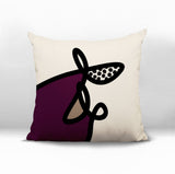 Carillo Abstract Square Indoor/Outdoor Throw Pillow