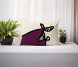 Carillo Abstract Reversible Indoor/Outdoor Rectangular Pillow