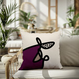 Carillo Abstract Square Indoor/Outdoor Throw Pillow