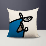 Carillo Abstract Square Indoor/Outdoor Throw Pillow