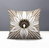 Carla Floral Burst Reversible Indoor/Outdoor Square Pillow