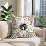 Carla Floral Burst Reversible Indoor/Outdoor Square Pillow