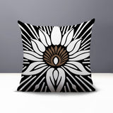 Carla Floral Burst Reversible Indoor/Outdoor Square Pillow