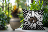 Carla Floral Burst Reversible Indoor/Outdoor Square Pillow