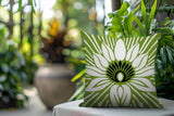 Carla Floral Burst Reversible Indoor/Outdoor Square Pillow
