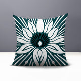 Carla Floral Burst Reversible Indoor/Outdoor Square Pillow