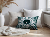 Carla Floral Burst Reversible Indoor/Outdoor Square Pillow