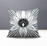 Carla Floral Burst Reversible Indoor/Outdoor Square Pillow