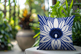 Carla Floral Burst Reversible Indoor/Outdoor Square Pillow