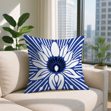 Carla Floral Burst Reversible Indoor/Outdoor Square Pillow