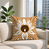Carla Floral Burst Reversible Indoor/Outdoor Square Pillow