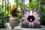 Carla Floral Burst Reversible Indoor/Outdoor Square Pillow