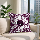 Carla Floral Burst Reversible Indoor/Outdoor Square Pillow