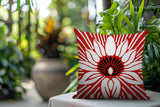 Carla Floral Burst Reversible Indoor/Outdoor Square Pillow