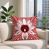 Carla Floral Burst Reversible Indoor/Outdoor Square Pillow