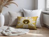 Carla Floral Burst Reversible Indoor/Outdoor Square Pillow