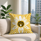 Carla Floral Burst Reversible Indoor/Outdoor Square Pillow