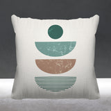 Carmen Abstract Outdoor Reversible Throw Square Pillow