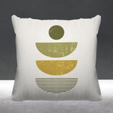 Carmen Abstract Outdoor Reversible Throw Square Pillow