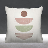 Carmen Abstract Outdoor Reversible Throw Square Pillow