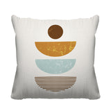 Carmen Abstract Outdoor Reversible Throw Square Pillow