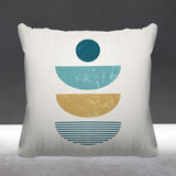 Carmen Abstract Outdoor Reversible Throw Square Pillow