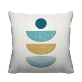 Carmen Abstract Outdoor Reversible Throw Square Pillow