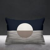 Carmy Abstract Outdoor Reversible Throw Rectangular Pillow